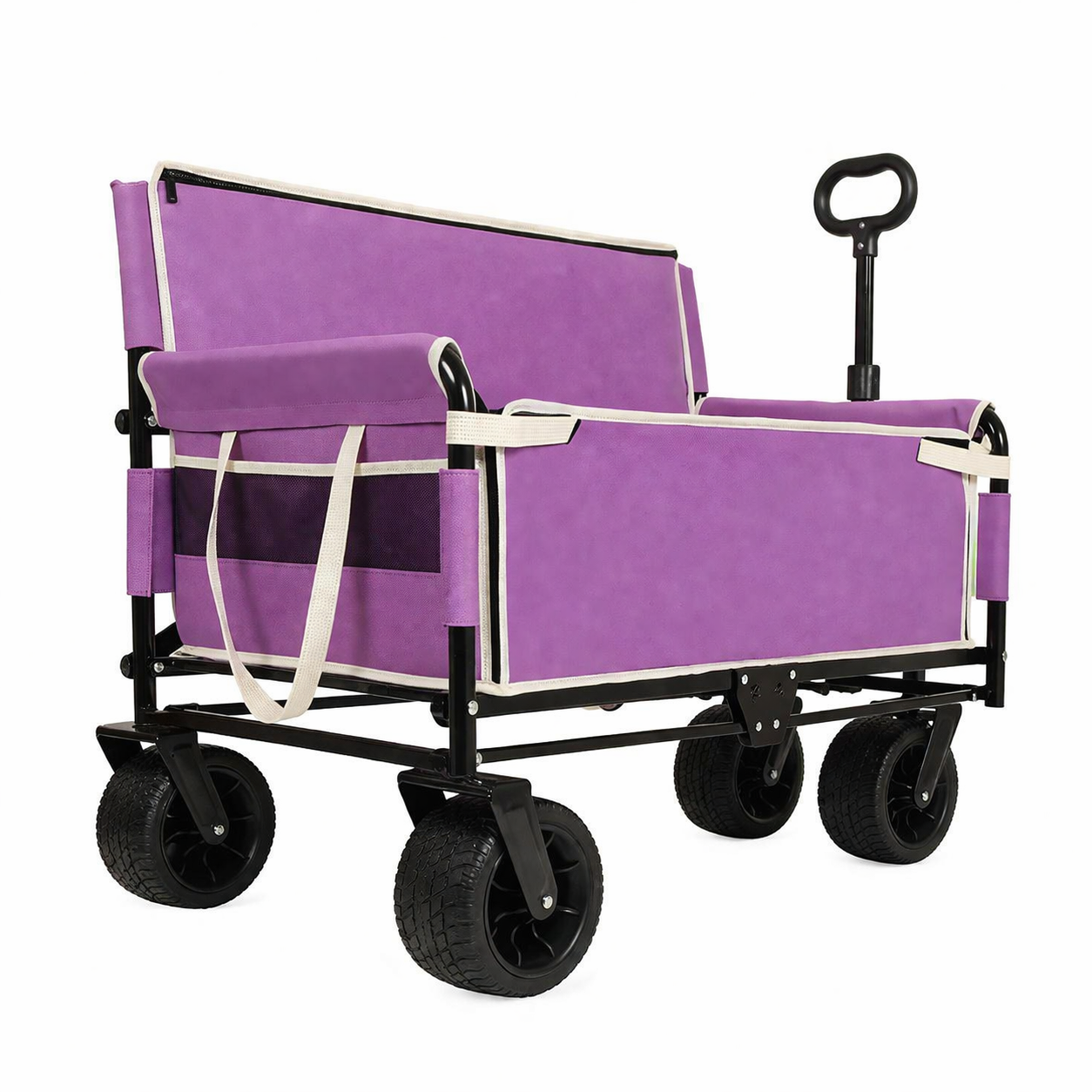The Sideline Seat Wagon | 2-in-1 Folding Wagon Bench