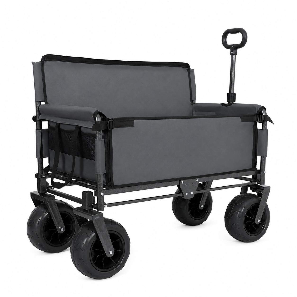 The Sideline Seat Wagon | 2-in-1 Folding Wagon Bench