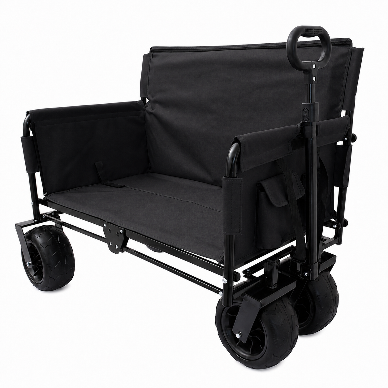 The Sideline Seat Wagon | 2-in-1 Folding Wagon Bench
