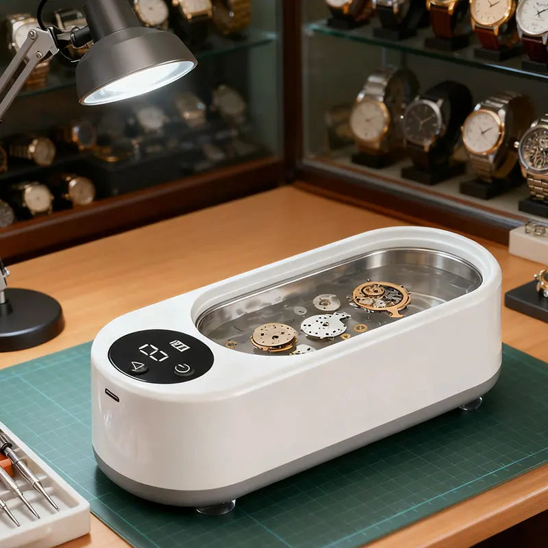 1pc High-Frequency Ultrasonic Glasses Cleaner Machine - Wireless Control, Multi-Purpose Cleaning for Eyewear and Accessories 917
