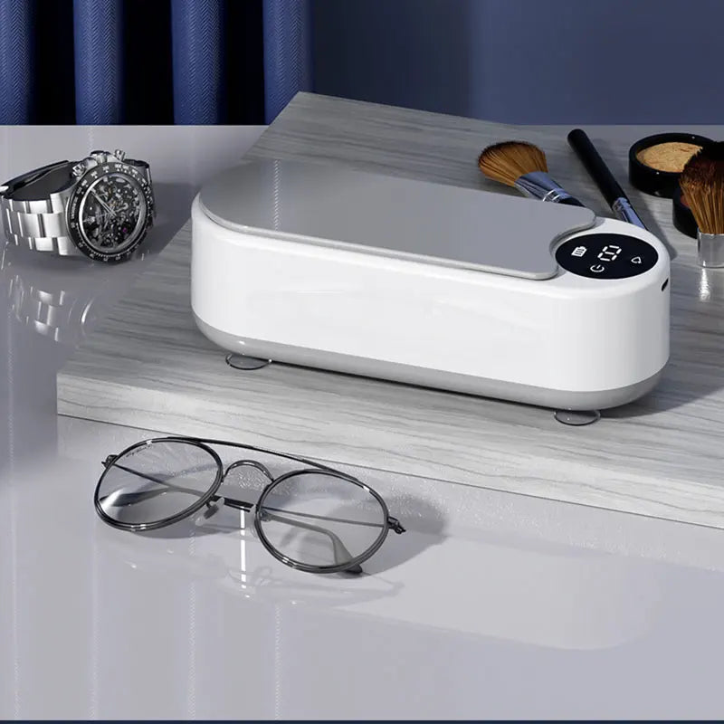 1pc High-Frequency Ultrasonic Glasses Cleaner Machine - Wireless Control, Multi-Purpose Cleaning for Eyewear and Accessories 917